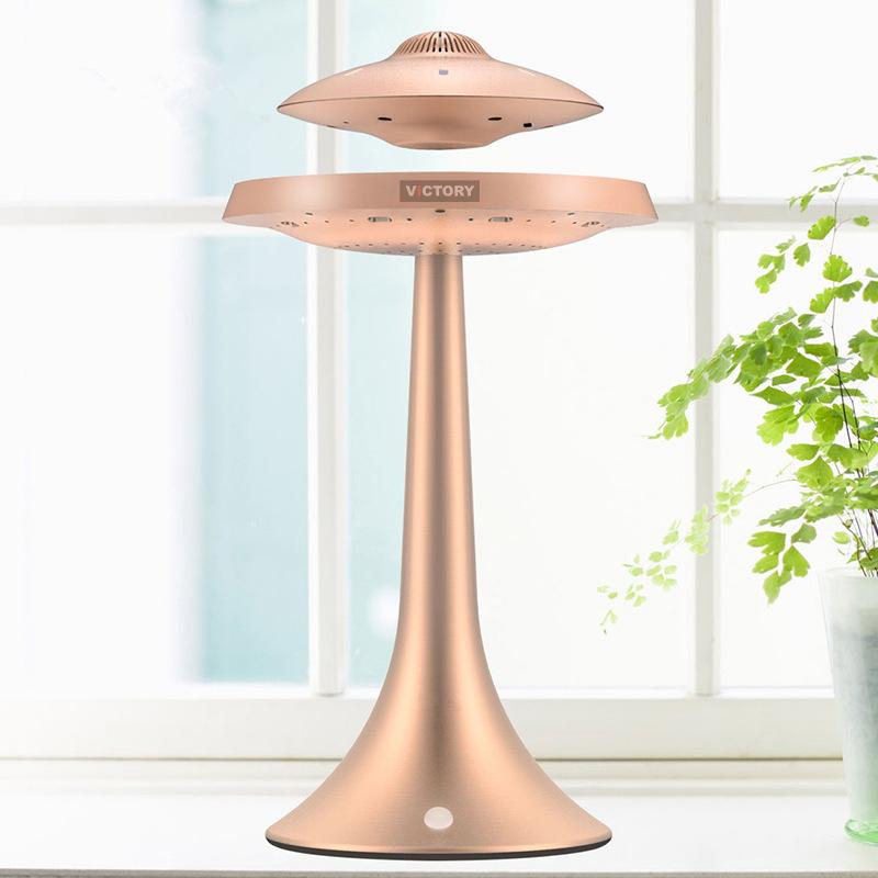 UFO Magnetic levitation bluetooth stereo Wireless charging Continue to life UFO sound Wireless bluetooth speakers Fashion lamp