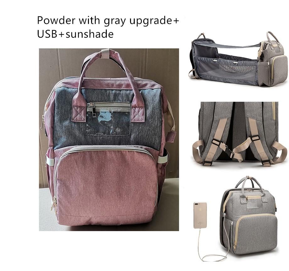 Baby diaper bed bag