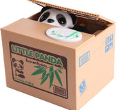 Creative piggy bank to steal money panda piggy bank to send children birthday gift factory direct sale