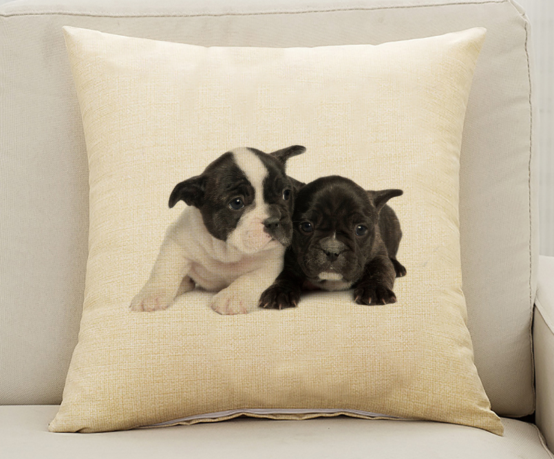 Pug pillow, funny, vibrating, cute, pet dog, pillowcase
