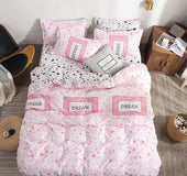 Heart print bedding set 3/4 pieces