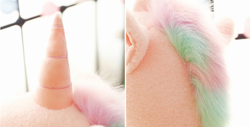 Plush unicorn toy