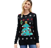 Christmas tree pullover knit sweater