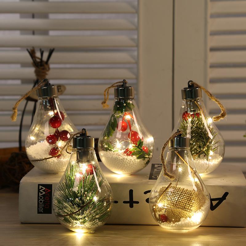 Christmas tree decoration pendant plastic bulb ball