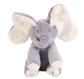 Ears will move to sing elephant plush dolls