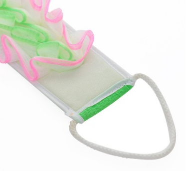 1PC Long Rubbing Washcloth Bath Brush For Back Towers Exfoliating Scrub Shower Sponge For Body Bathroom Accessories Nylon Towel (China)