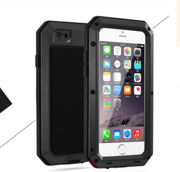 R JUST Luxury Doom Armor Heavy Anti Dirt Shockproof Metal Aluminum  s For iphone X 8 7 5S 5 SE 6 6S Plus+Tempered glass   | Samsung