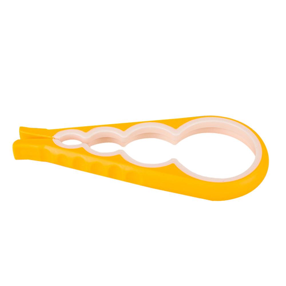 Creative multi-function four-in-one opener, labor-saving bottle opener, non-slip screw capper