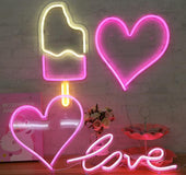 Neon decoration ins creative wall bar atmosphere lamp clean bar bed lamp romantic bedroom room layout