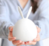 Cartoon bunny lamp
