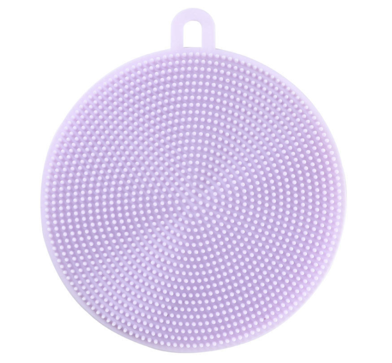 Silicone Dishwashing Sponge Scrubber Cleaning Brush Cleaning Cloth Dishwashing Pan Kitchen Washing Dishes