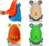 New Children Boy Potty Training Bathroom Urinal Toddler Kid Cartoon Frog Pee Aid Wall Mounted Standing Potties Toilet