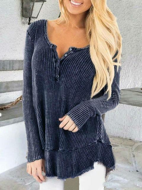 T-shirt casual stitching top