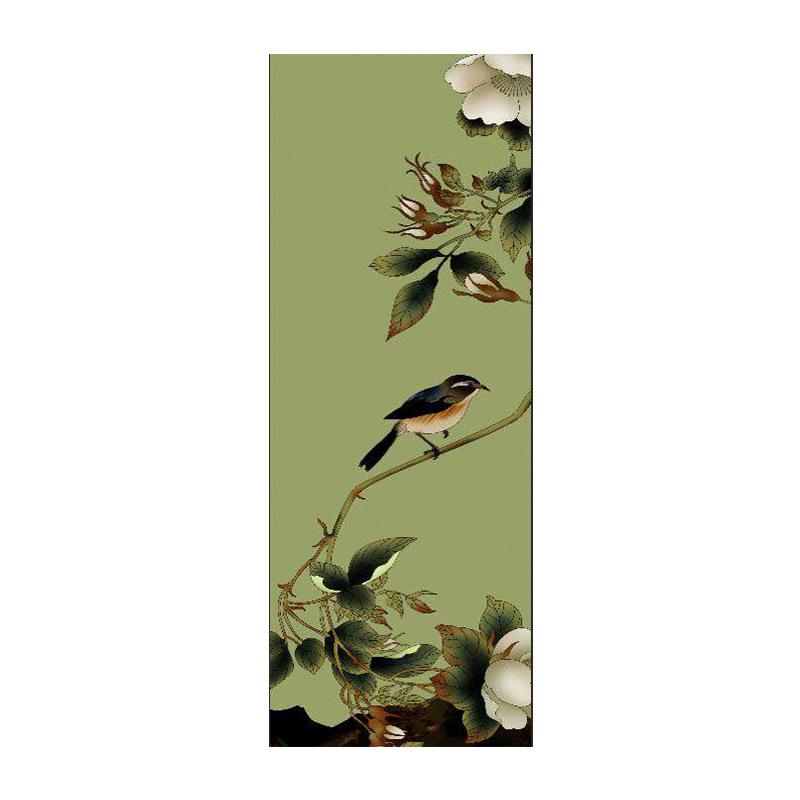 Pattern suede rubber yoga mat