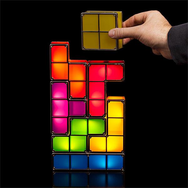 Tetris lamp building blocks 3D