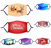 Christmas deer digital printing mask