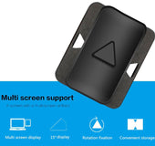 Creative dual screen display connection clip