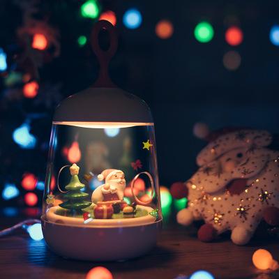 Gift Christmas Micro Landscape Plant Light Manual DIY Potted USB Charging LED Night Light