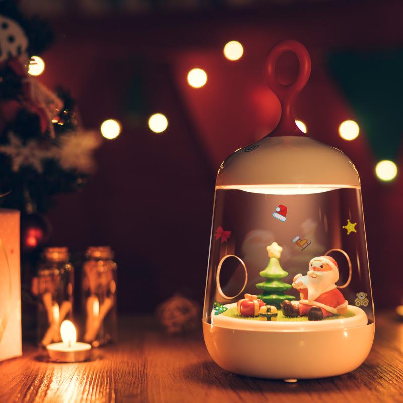 Gift Christmas Micro Landscape Plant Light Manual DIY Potted USB Charging LED Night Light