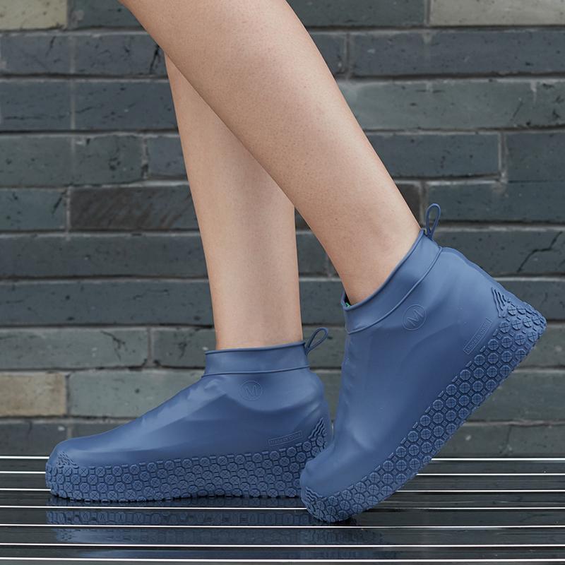 Silicone Waterproof Rainy Rain Boots Cover Slip