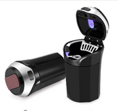Car ashtray can be smoked with LED lights creative detachable car supplies