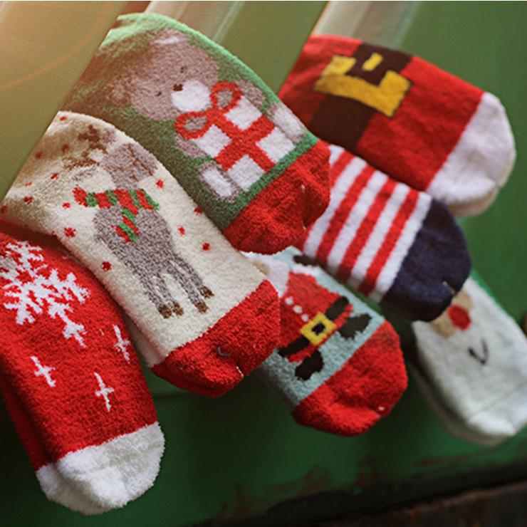 Christmas floor socks