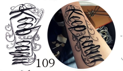 Waterproof tattoo sticker