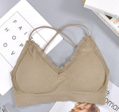 Sports yoga suspenders bra