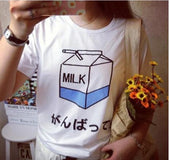 Kawaii  T-shirts Coton