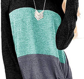 Colorblock kinky top