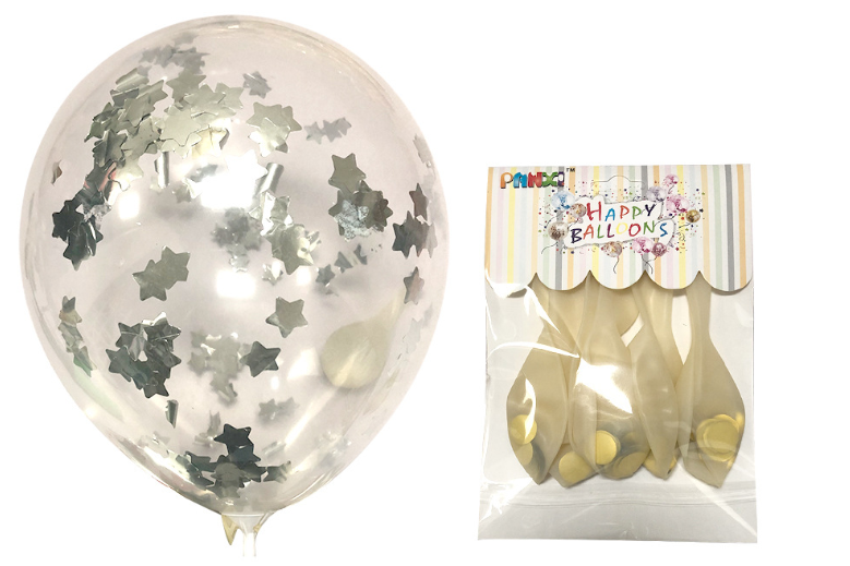 12-inch transparent dot paper balloon color gold sequins birthday paper circular Balloon Wedding Decoration