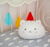 White Rabbit Plush Toy Stuffed Cute Bunny Toy Home Decor Bunny Pillow Spherical Cushion Anime Characters Birthday Gifts