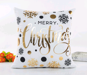 Bronzing exclusive Christmas pillowcase