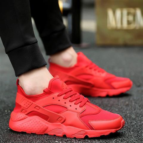 Men's shoes sport shoes fall 2020 new men's casual shoes running shoes breathable mesh.