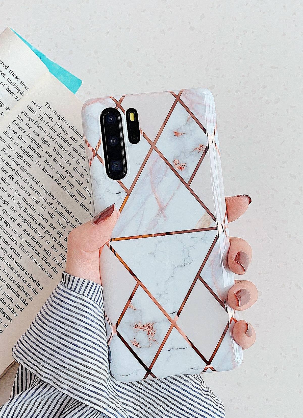 Electroplated marble mobile       | Samsung | Huawei