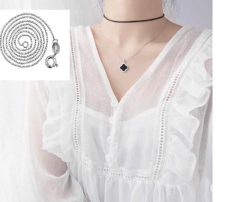 Collar trébol cuatro hojas