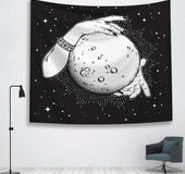 Lunar decorative tapestry