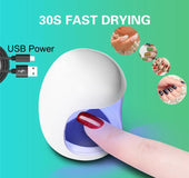 Mini secador de uñas ultravioleta