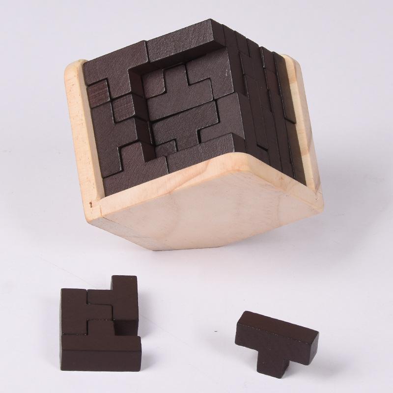 Wooden educational toy Kongming lock Luban lock