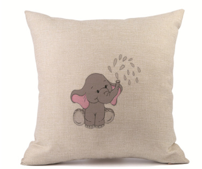 Customized pillowcase car sofa pillowcase lumbar pillow linen pillow sofa cushion