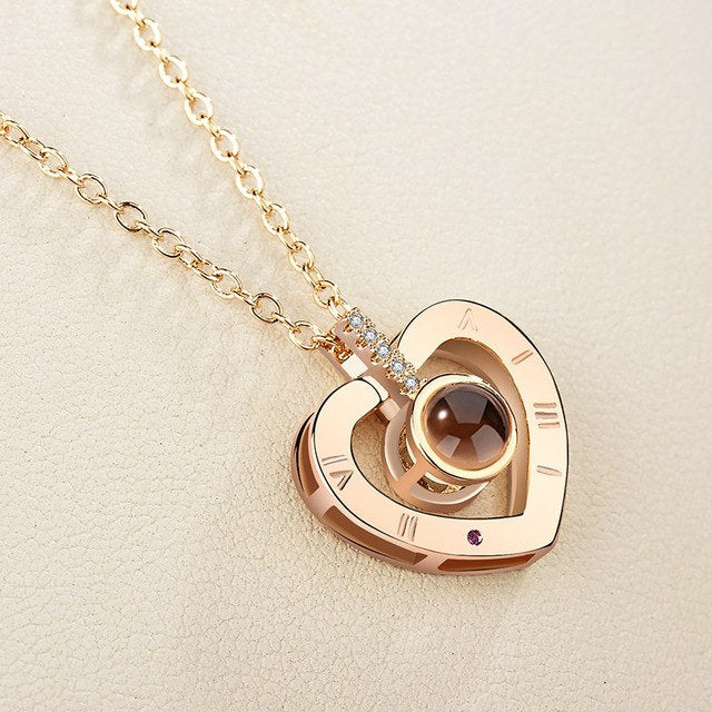 Collares con leyenda TE AMO en 100 idiomas