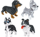 Micro drill assembled educational toys Building block model