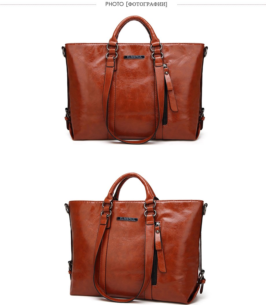 Hangbag Messenger bag women's Large Tote Women Handbags Business Shoulder Bags PU Leather Top-Handle Bags bolsos Sac