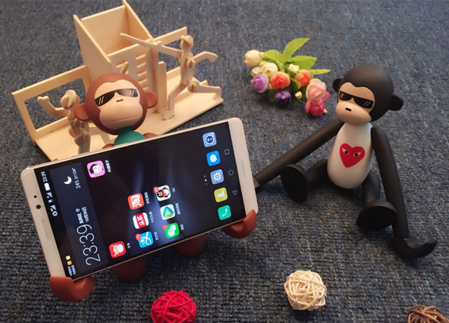 Mobile phone bracket monkey cute cartoon creative monkey phone bracket flat bracket desktop gift