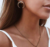 Divine Crescent Moon Earrings
