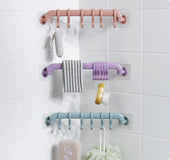 Creative kitchen, housewares, toilet, bathroom, plastic 6 without scratch hook