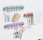 Creative kitchen, housewares, toilet, bathroom, plastic 6 without scratch hook