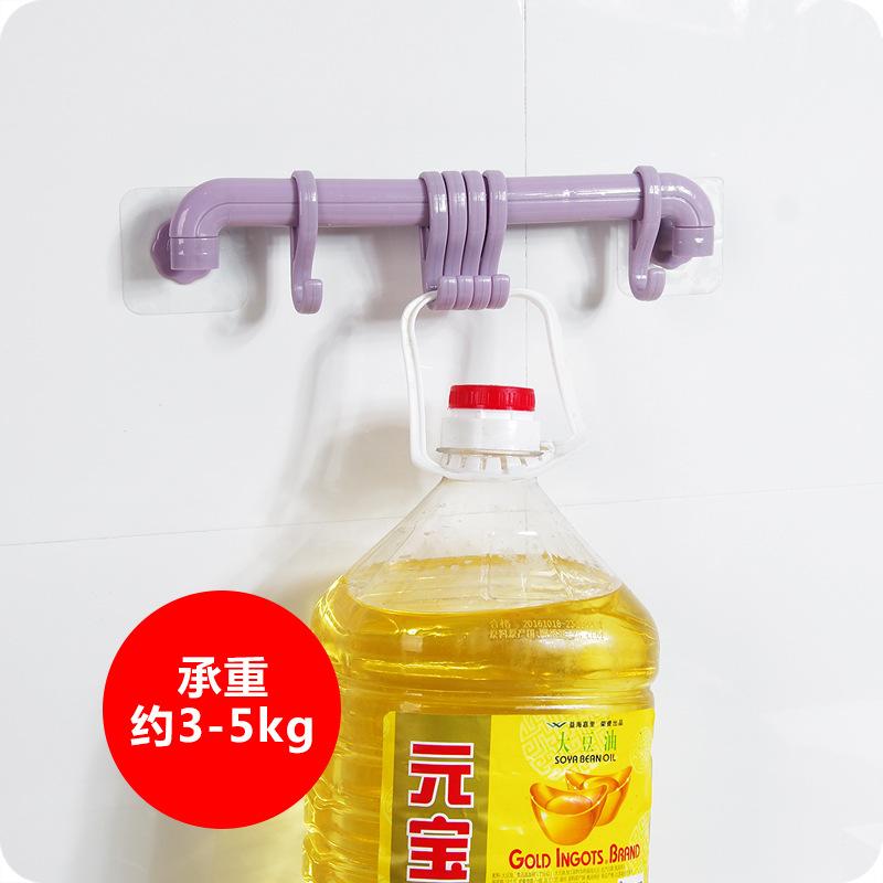 Creative kitchen, housewares, toilet, bathroom, plastic 6 without scratch hook