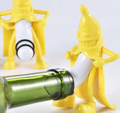 Creative banana wine stopper