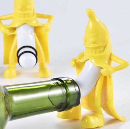 Creative banana wine stopper